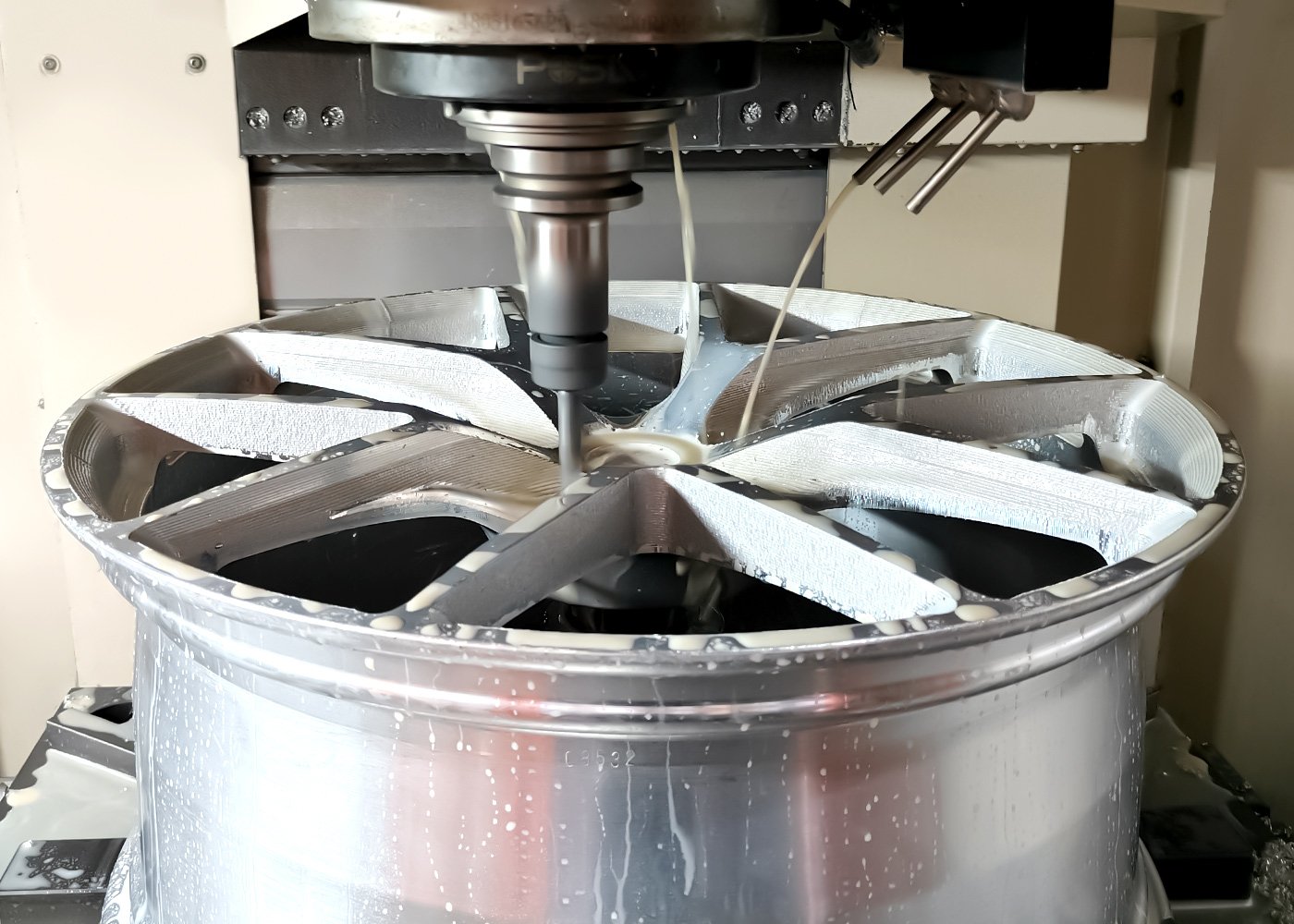 Forged wheel manufacturing detail